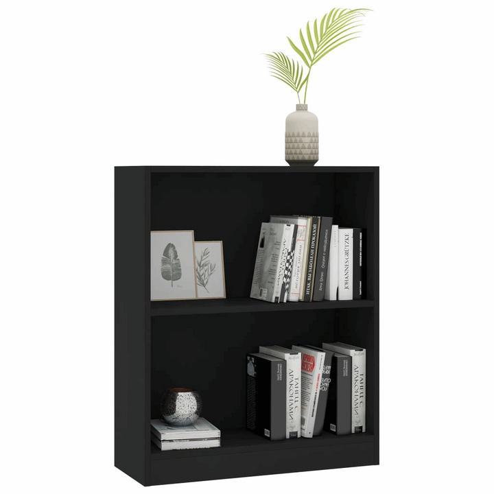 Modern Black Bookshelf - 60x24x74.5cm | Sleek Design, Durable & Versatile Storage Solution - Premium  from Home Treasures - Just £38.99! Shop now at Home Treasures