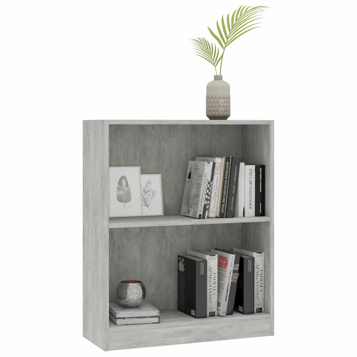 Modern Concrete Grey Bookshelf - 60 x 24 x 74.5 cm - Stylish & Functional Storage Solution - Premium  from Home Treasures - Just £29.99! Shop now at Home Treasures