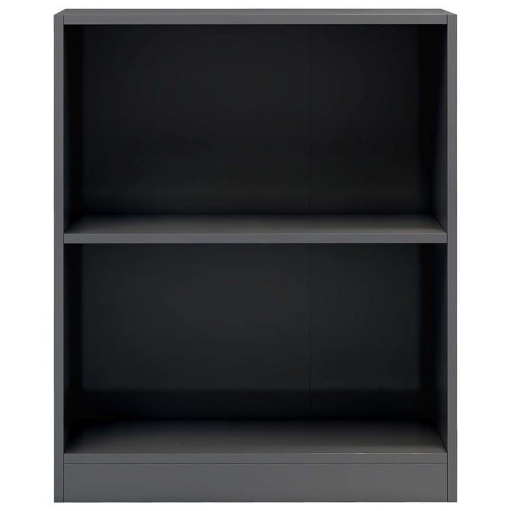 Stylish High Gloss Grey Bookshelf - 60 x 24 x 74.5cm | Modern & Durable Storage Solution - Premium  from Home Treasures - Just £49.99! Shop now at Home Treasures