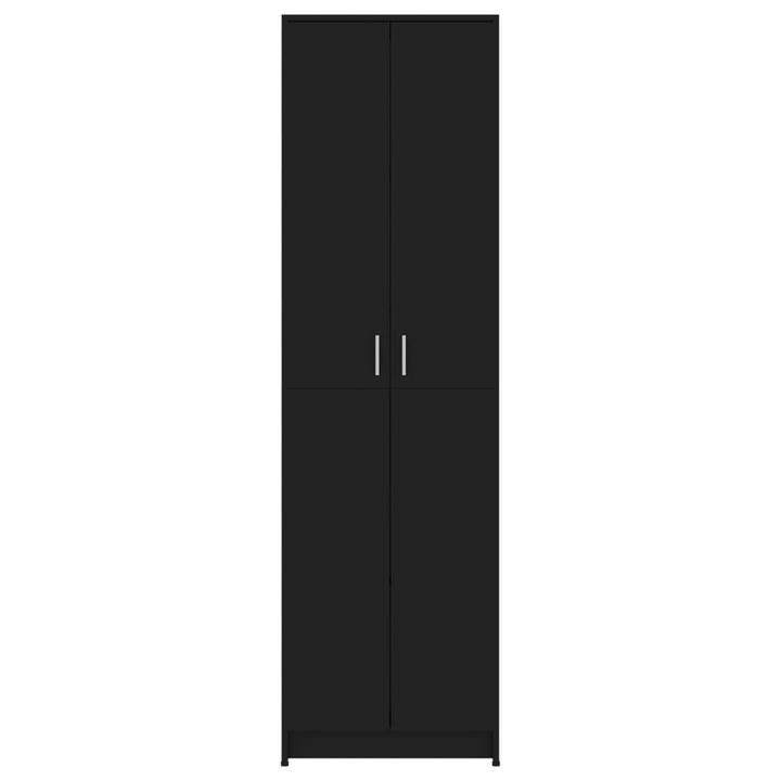 Sleek Hallway Wardrobe in Black - Compact & Stylish 55 x 25 x 189 cm Storage Solution - Premium  from Home Treasures - Just £111.99! Shop now at Home Treasures