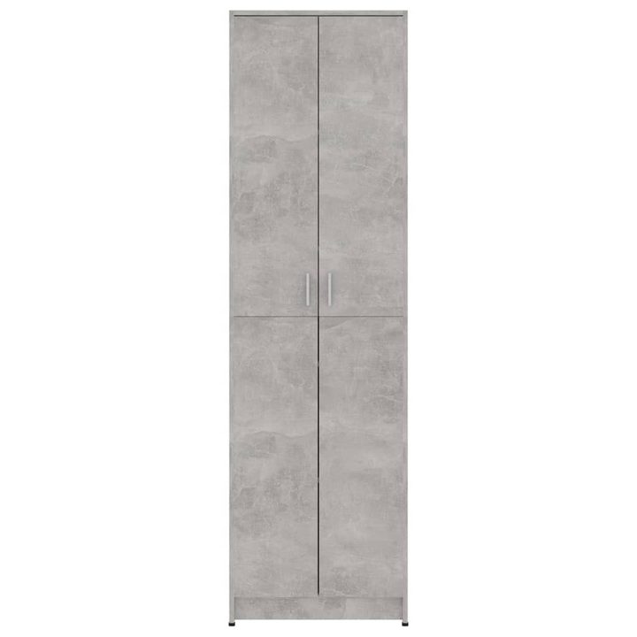 Modern Hallway Wardrobe - Concrete Grey, Space-Saving Design, 55 x 25 x 189 cm - Premium  from Home Treasures - Just £109.99! Shop now at Home Treasures