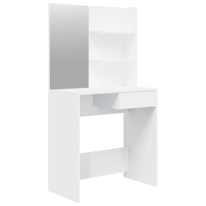 Dressing Table with Mirror White 74.5x40x141 cm - Premium  from Home Treasures - Just £84.99! Shop now at Home Treasures