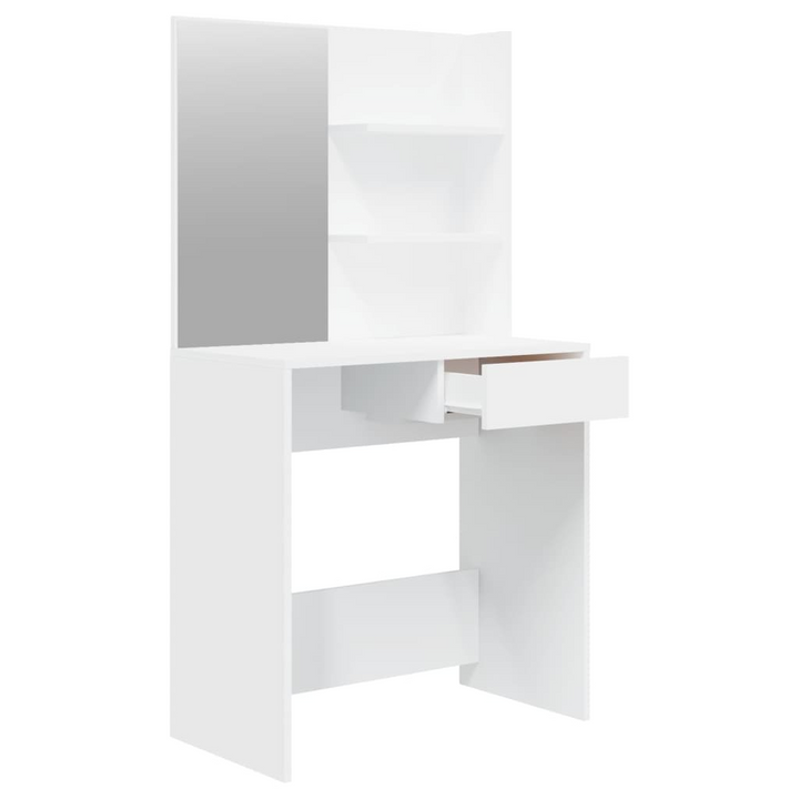 Dressing Table with Mirror White 74.5x40x141 cm - Premium  from Home Treasures - Just £84.99! Shop now at Home Treasures