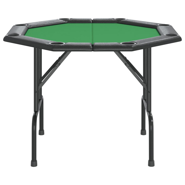 8-Player Folding Poker Table Green 108x108x75 cm - Premium  from Home Treasures - Just £131.99! Shop now at Home Treasures