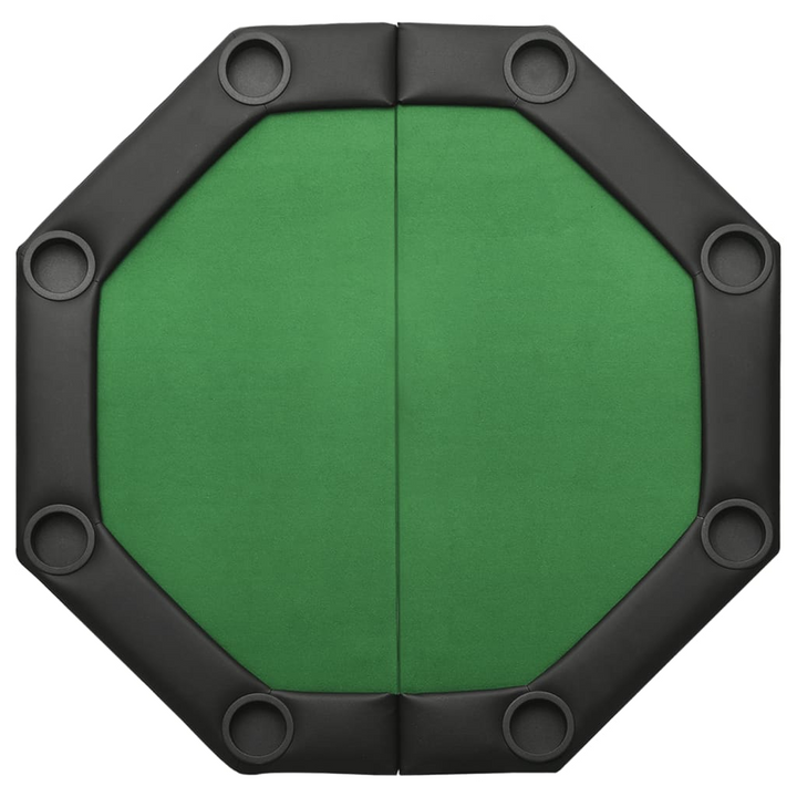 8-Player Folding Poker Table Green 108x108x75 cm - Premium  from Home Treasures - Just £131.99! Shop now at Home Treasures