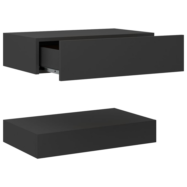 Modern Grey TV Cabinet with RGB LED Lights - 60 x 15 x 35cm | Stylish Media Console with Storage - Premium  from Home Treasures - Just £43.99! Shop now at Home Treasures