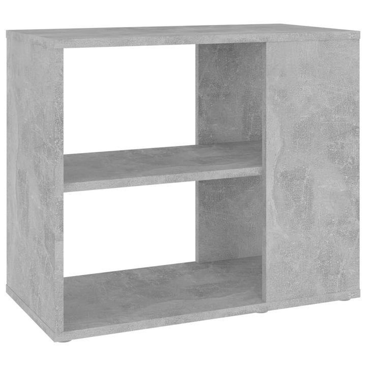 Modern Concrete Grey Side Cabinet - Stylish & Practical Storage Solution with 2 Shelves - Premium  from Home Treasures - Just £29.99! Shop now at Home Treasures