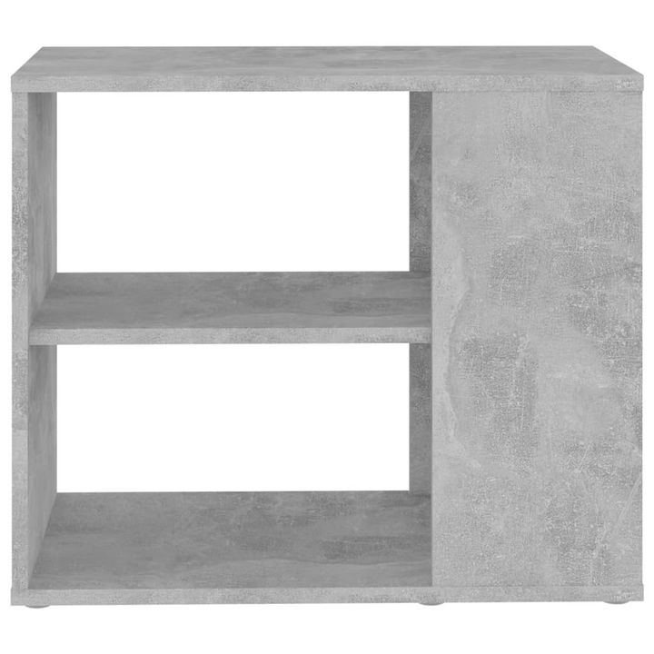 Modern Concrete Grey Side Cabinet - Stylish & Practical Storage Solution with 2 Shelves - Premium  from Home Treasures - Just £29.99! Shop now at Home Treasures