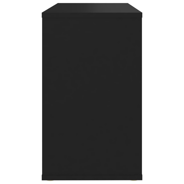 Stylish Black Side Cabinet with Ample Storage - Perfect Sofa Side Table for Living Room - Premium  from Home Treasures - Just £35.99! Shop now at Home Treasures