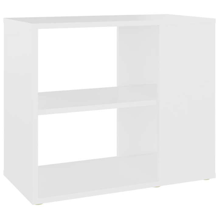 Stylish & Practical White Side Cabinet - Ample Storage with 2 Shelves - Premium  from Home Treasures - Just £35.99! Shop now at Home Treasures