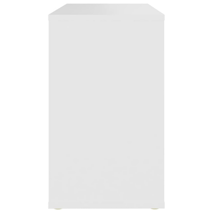 Stylish & Practical White Side Cabinet - Ample Storage with 2 Shelves - Premium  from Home Treasures - Just £35.99! Shop now at Home Treasures