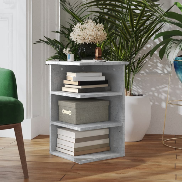 Stylish and Practical Concrete Grey Side Cabinet - Ample Storage - Engineered Wood - Easy to Clean - Premium  from Home Treasures - Just £27.99! Shop now at Home Treasures