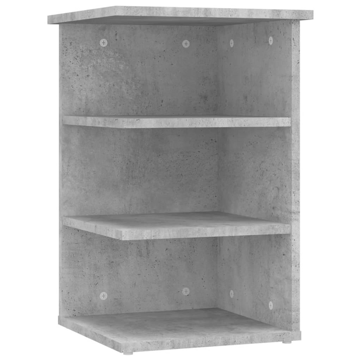 Stylish and Practical Concrete Grey Side Cabinet - Ample Storage - Engineered Wood - Easy to Clean - Premium  from Home Treasures - Just £27.99! Shop now at Home Treasures