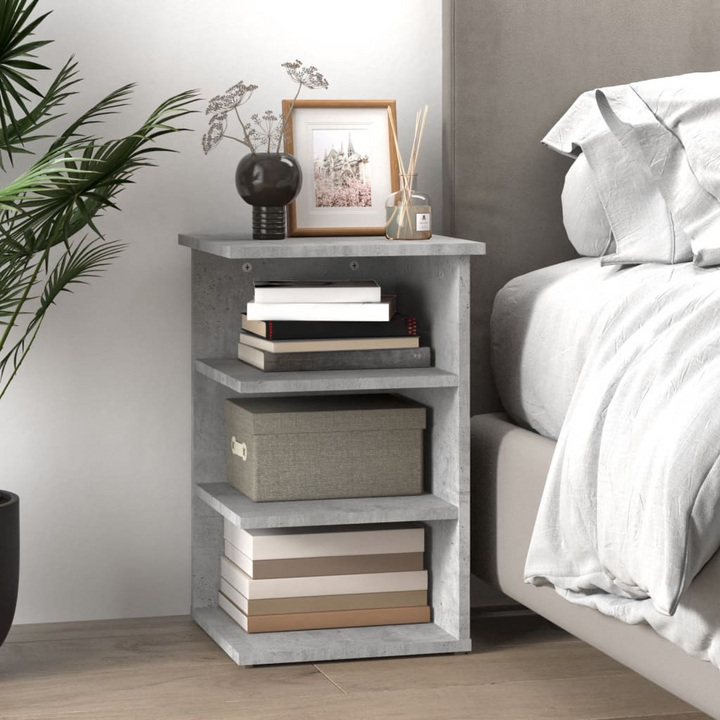 Stylish and Practical Concrete Grey Side Cabinet - Ample Storage - Engineered Wood - Easy to Clean - Premium  from Home Treasures - Just £27.99! Shop now at Home Treasures