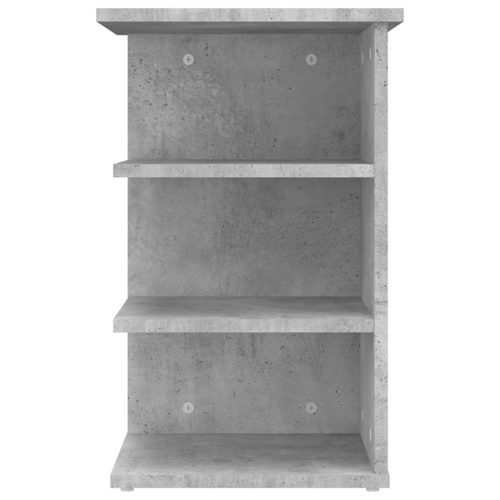 Stylish and Practical Concrete Grey Side Cabinet - Ample Storage - Engineered Wood - Easy to Clean - Premium  from Home Treasures - Just £27.99! Shop now at Home Treasures