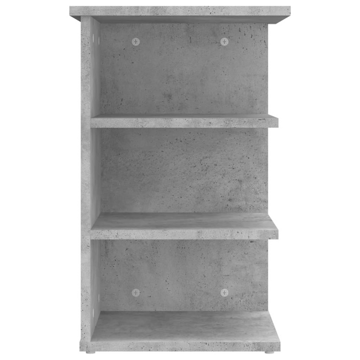 Stylish and Practical Concrete Grey Side Cabinet - Ample Storage - Engineered Wood - Easy to Clean - Premium  from Home Treasures - Just £27.99! Shop now at Home Treasures