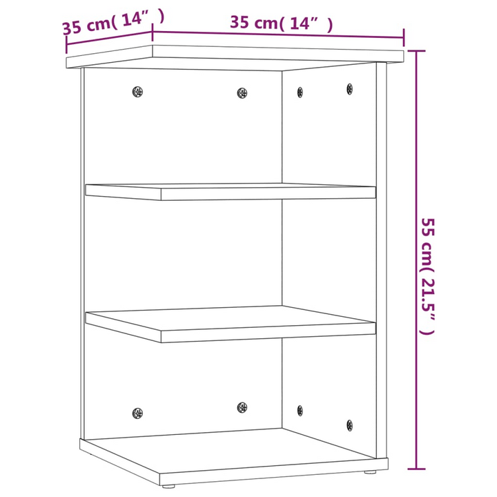 Stylish and Practical Concrete Grey Side Cabinet - Ample Storage - Engineered Wood - Easy to Clean - Premium  from Home Treasures - Just £27.99! Shop now at Home Treasures