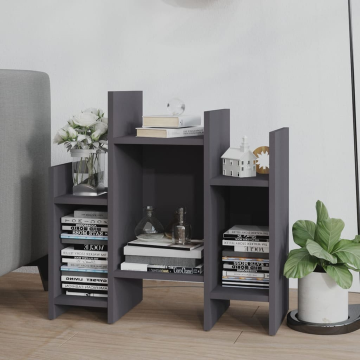 Stylish & Practical Grey Side Cabinet with 6 Shelves – Perfect for Organized Living - Premium  from Home Treasures - Just £29.99! Shop now at Home Treasures