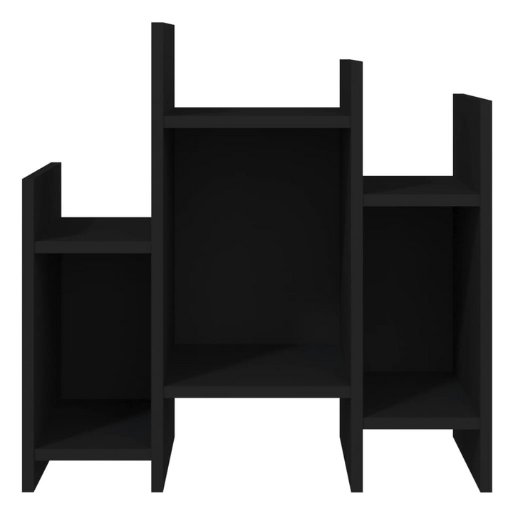 Stylish & Practical Black Side Cabinet with 6 Shelves - Perfect for Living Rooms and Bedrooms - Premium  from Home Treasures - Just £30.99! Shop now at Home Treasures