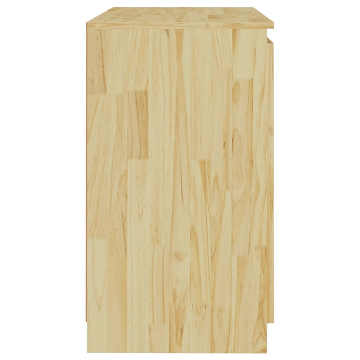 Solid Pine Side Cabinet - Natural Finish, 60 x 36 x 65cm - Compact & Stylish Storage Solution - Premium  from Home Treasures - Just £88.99! Shop now at Home Treasures