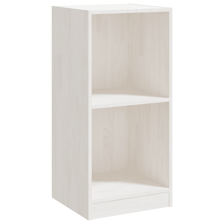 Solid Pine Side Cabinet in White - 35.5 x 33.5 x 76cm | Sturdy & Stylish Storage Solution - Premium  from Home Treasures - Just £37.99! Shop now at Home Treasures