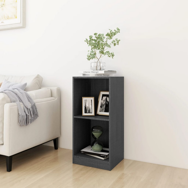 Stylish Solid Pine Side Cabinet in Grey, 35.5 x 33.5 x 76 cm - Compact Storage Solution - Premium  from Home Treasures - Just £32.99! Shop now at Home Treasures