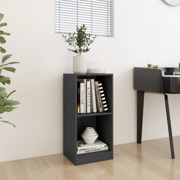 Stylish Solid Pine Side Cabinet in Grey - Compact 35.5 x 33.5 x 76 cm Storage Solution - Premium  from Home Treasures - Just £31.99! Shop now at Home Treasures