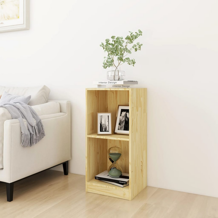 Solid Pine Side Cabinet (Natural Finish) - Compact and Versatile Storage Solution, 35.5 x 33.5 x 76 cm - Premium  from Home Treasures - Just £35.99! Shop now at Home Treasures