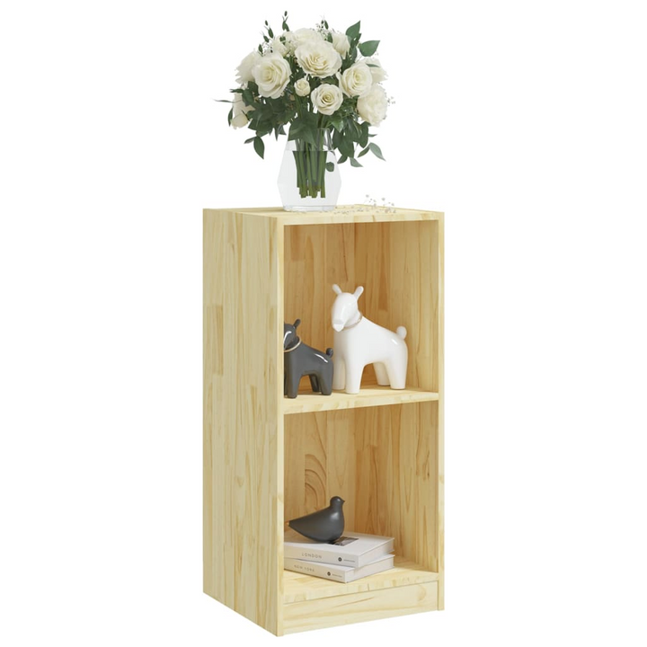 Solid Pine Side Cabinet (Natural Finish) - Compact and Versatile Storage Solution, 35.5 x 33.5 x 76 cm - Premium  from Home Treasures - Just £35.99! Shop now at Home Treasures