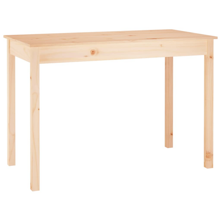 Solid Pine Wood Dining Table - 110x55x75 cm | Elegant Minimalist Design for Kitchen & Dining Room - Premium  from Home Treasures - Just £73.99! Shop now at Home Treasures