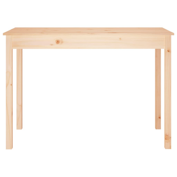 Solid Pine Wood Dining Table - 110x55x75 cm | Elegant Minimalist Design for Kitchen & Dining Room - Premium  from Home Treasures - Just £73.99! Shop now at Home Treasures