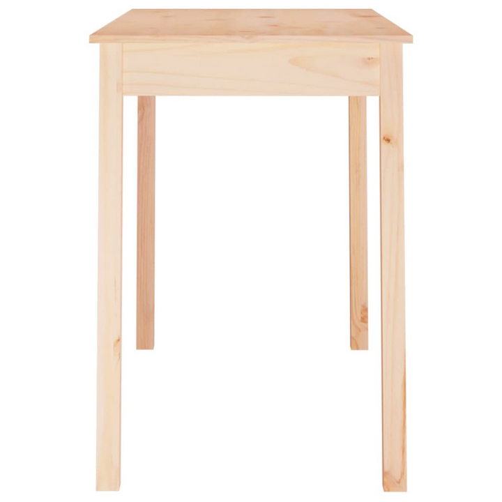 Solid Pine Wood Dining Table - 110x55x75 cm | Elegant Minimalist Design for Kitchen & Dining Room - Premium  from Home Treasures - Just £73.99! Shop now at Home Treasures