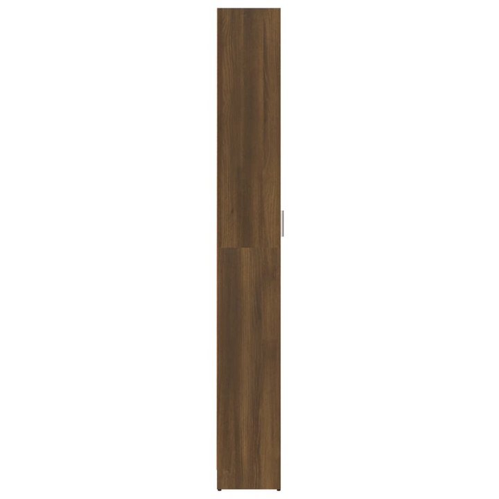 Elegant Brown Oak Hallway Wardrobe - Space-Saving Design, Ample Storage 55 x 25 x 189cm - Premium  from Home Treasures - Just £111.99! Shop now at Home Treasures