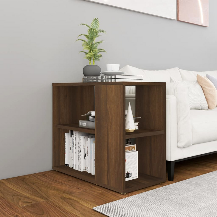 Stylish & Practical Side Cabinet in Brown Oak - Durable Engineered Wood, Ample Storage, & Easy to Clean - Premium  from Home Treasures - Just £33.99! Shop now at Home Treasures