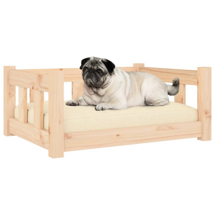 Dog Bed 65.5x50.5x28 cm - Comfortable Wooden Pet Bed - Premium  from Home Treasures - Just £49.99! Shop now at Home Treasures