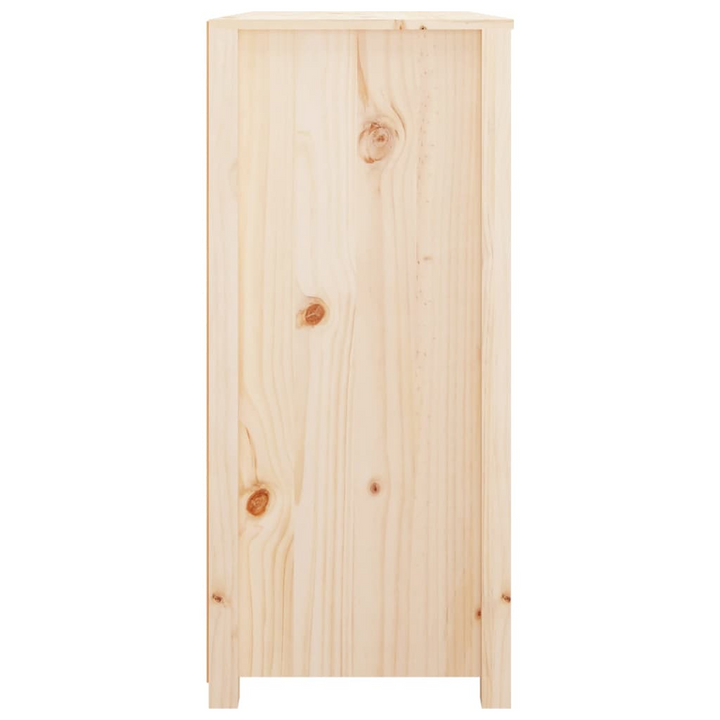 Solid Pine Side Cabinet - Natural Wooden Storage - 100x40x90cm - Rustic Style - Premium  from Home Treasures - Just £199.99! Shop now at Home Treasures