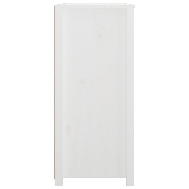 Solid Pine Side Cabinet in White - Elegant and Practical Storage Solution, 100 x 40 x 90cm - Premium  from Home Treasures - Just £213.99! Shop now at Home Treasures