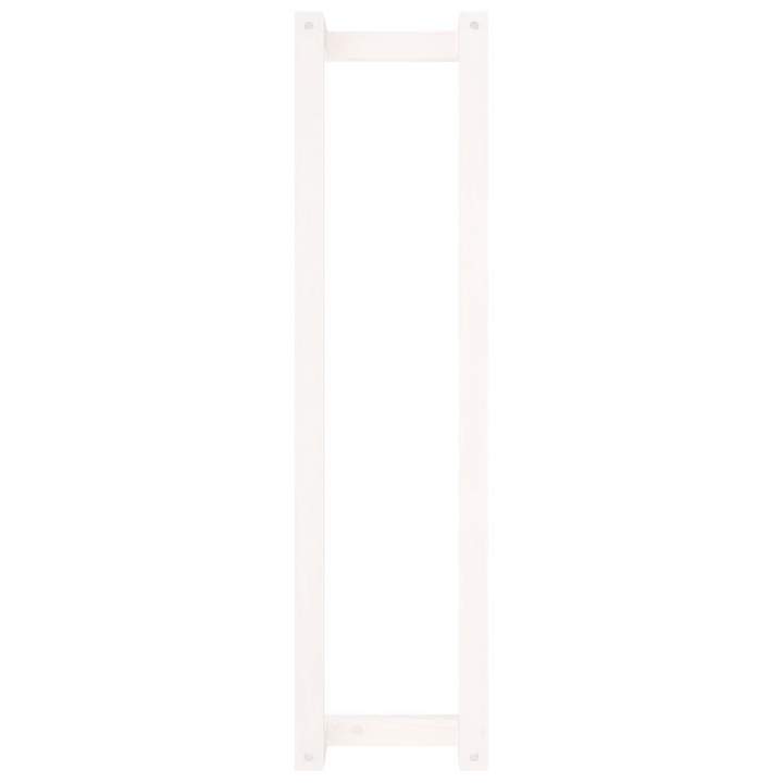 Elegant Solid Pine Towel Rack in White 23 x 18 x 90 cm - Space-Saving, Wall-Mounted Design for Modern Bathrooms - Premium  from Home Treasures - Just £34.99! Shop now at Home Treasures