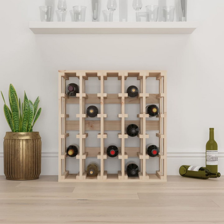 Wine Rack 58.5x33x60.5 cm Solid Wood Pine - Stylish and Functional Wine Storage - Premium  from Home Treasures - Just £71.99! Shop now at Home Treasures