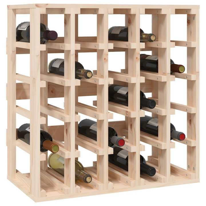 Wine Rack 58.5x33x60.5 cm Solid Wood Pine - Stylish and Functional Wine Storage - Premium  from Home Treasures - Just £71.99! Shop now at Home Treasures