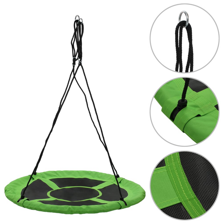 110 cm Green Swing - Durable & Safe Outdoor Fun, 100 kg Capacity - Premium  from Home Treasures - Just £68.99! Shop now at Home Treasures