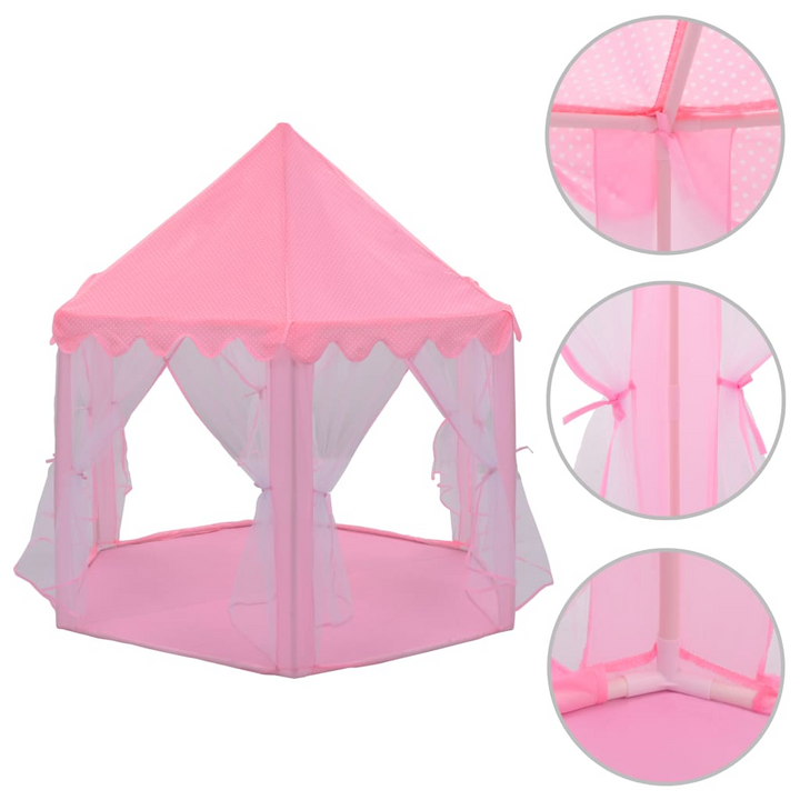 Princess Play Tent Pink – Fun Indoor & Outdoor Playhouse for Children - Premium  from Home Treasures - Just £42.99! Shop now at Home Treasures