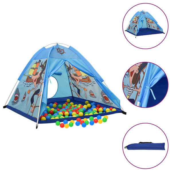 Children's Play Tent Blue 120x120x90 cm - Fun and Imaginative Playtime - Premium  from Home Treasures - Just £29.99! Shop now at Home Treasures