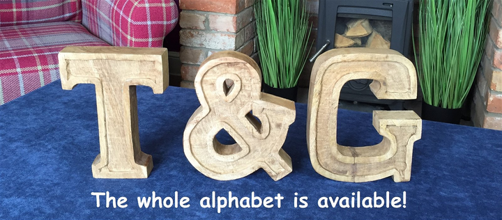 Hand Carved Wooden Embossed Letters Love - Rustic Decor for Baby's Room, Wedding Gifts, and More - Premium  from Home Treasures - Just £36.99! Shop now at Home Treasures