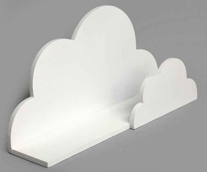 Cloud Shelf 40cm - Stylish and Functional Wall-Mounted Storage | Perfect for Small Items - Premium  from Home Treasures - Just £18.99! Shop now at Home Treasures