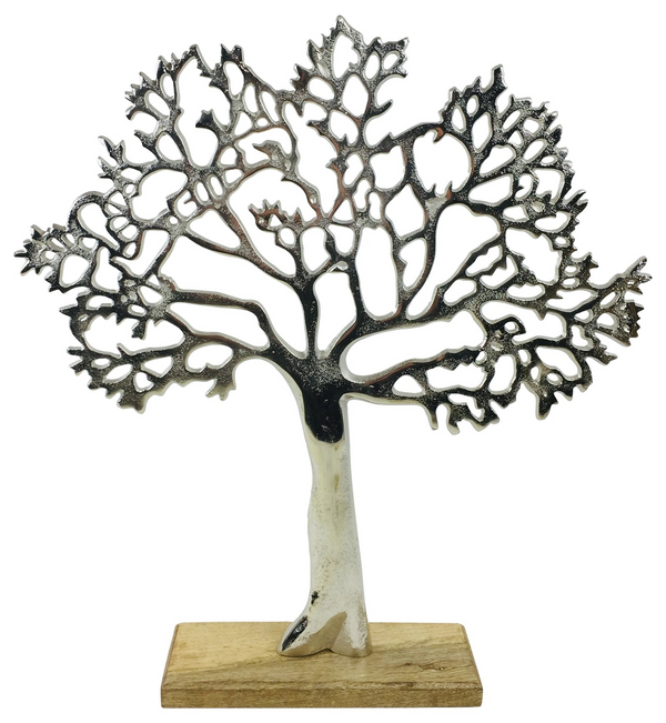 Large Silver Tree Ornament 42cm - Elegant Home Decor Accent - Premium  from Home Treasures - Just £31.99! Shop now at Home Treasures