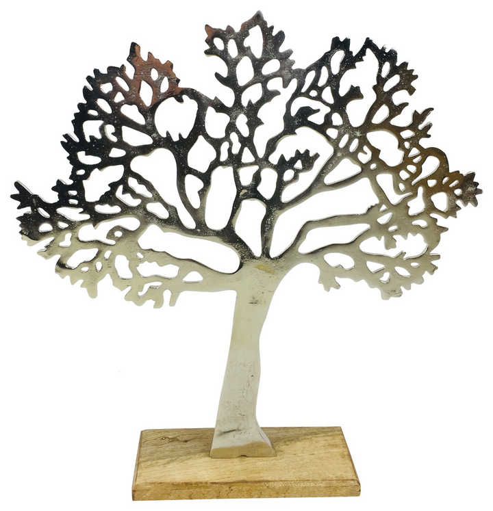 Large Silver Tree Ornament 42cm - Elegant Home Decor Accent - Premium  from Home Treasures - Just £31.99! Shop now at Home Treasures