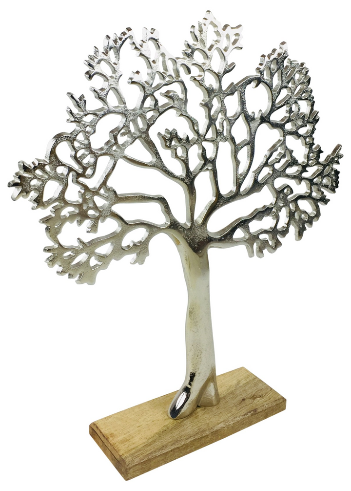 Large Silver Tree Ornament 42cm - Elegant Home Decor Accent - Premium  from Home Treasures - Just £31.99! Shop now at Home Treasures