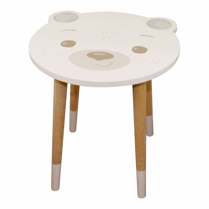 Adorable Baby Bear Wooden Side Table | Cute Bear Design for Kids' Rooms and Nurseries | Easy Assembly, Durable and Sustainable Materials - Premium  from Home Treasures - Just £27.99! Shop now at Home Treasures