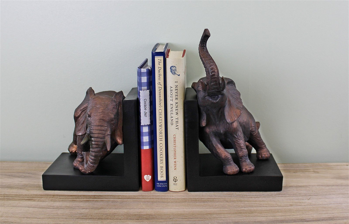 Decorative Bookends, Elephant Design - Unique and Exquisite Addition to Your Home Decor - Premium  from Home Treasures - Just £45.99! Shop now at Home Treasures